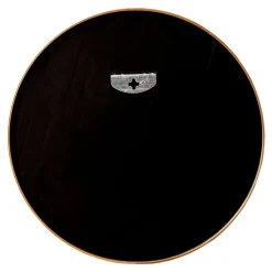 Miroir mural rond 60 cm aluminium aluminium Helloshop26