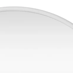 Miroir mural rond 40 cm blanc blanc Helloshop26