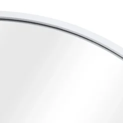 Miroir mural rond diamètre 50 cm blanc Helloshop26