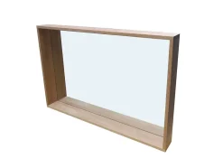 Miroir non lumineux effet chêne l.120 x P.13 x H.80 cm, Cooke & Lewis Harmon