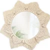 MIROIR REA BOHO 322048 53CM BEIGE 55X55X1CM