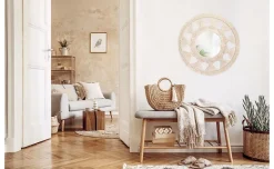 MIROIR REA BOHO 322050 65CM BEIGE