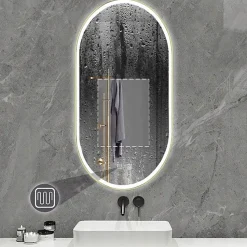 MIROIR REA LED OVL GOLD 50X100CM 0
