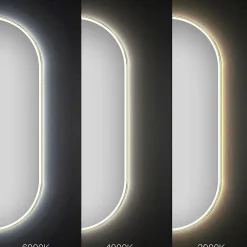 MIROIR REA LED OVL GOLD 50X100CM 0