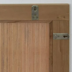 Miroir rectangulaire en teck massif Lazy 60 x 70 cm