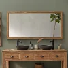 Miroir rectangulaire en teck recyclé massif