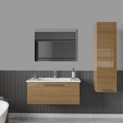Miroir rectangulaire sans cadre DORIA largeur 80 cm