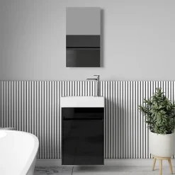 Miroir rectangulaire sans cadre DORIA largeur 40 cm