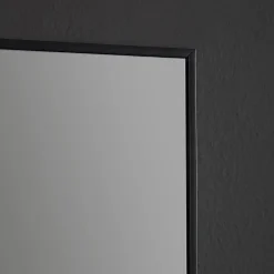 Miroir Rectangulaire 50X70 Cm Avec Cadre En Pvc Et Bordure Noire Mate