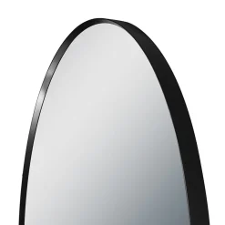Miroir salle de bain circulaire 60cm de diametre - finition noir mat - RING DARK 60