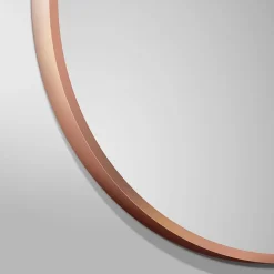 Miroir salle de bain circulaire - Diamètre 60cm - Finition cuivre