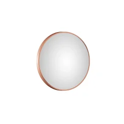Miroir salle de bain circulaire - Diamètre 60cm - Finition cuivre