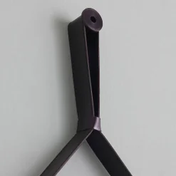 Miroir Salle De Bain Design Avec Cadre En Cuir Noir Diamètre 60 Cm