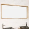 Miroir salle de bain en teck Samba 140 x 65 cm