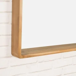 Miroir salle de bain en teck Samba 140 x 65 cm