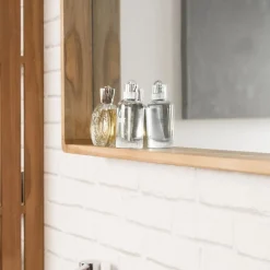 Miroir salle de bain en teck Samba 140 x 65 cm