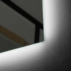 Miroir Salle de Bain LED Rétro-Éclairé (6500K) - 120x80cm - Verre Sécurité 5mm - SUECIA LEDIMEX