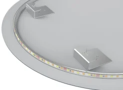 Miroir salle de bain LOMAZOO Dallas avec LED 80 cm rond