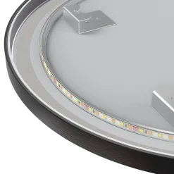 Miroir salle de bain LOMAZOO Frankfurt avec LED 40x70 cm ovale noir