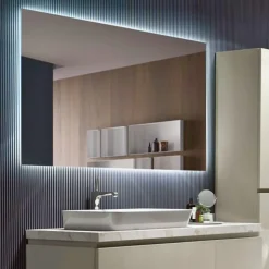 Miroir Salle de Bains Lumineux SUECIA avec Eclairage Rétro-Eclairé 120x80 LEDIMEX
