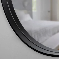 Miroir salle de bains oblong 40x80 cm Tisa noir