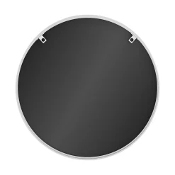 Miroir salle de bains rond Ø80 cm, blanc, Tisa