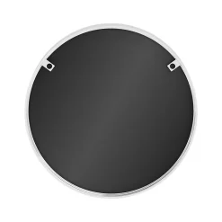 Miroir salle de bains rond Ø60 cm, blanc, Tisa
