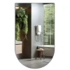 Miroir Semi-Ovale Tulup 40 x 70 cm Style premium pour le salon
