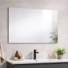 Miroir Simple 90X60 Avec Bordure Lissée Anti-Coupure