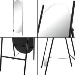 Miroir sur pied 150 x 41 noir Helloshop26
