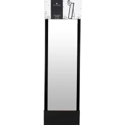 Miroir sur Pied Noir 35x125cm - Noir- Atmosphera