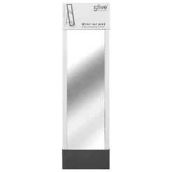 Miroir sur Pied Noir 35x125cm - Noir- Atmosphera