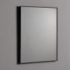 Miroir 60X80 Avec Bord Noir Mat Réversible