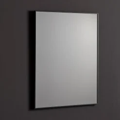 Miroir 60X80 Avec Bord Noir Mat Réversible