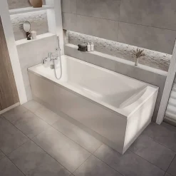 Mitigeur baignoire mécanique GROHE Bauloop avec colonnettes