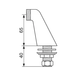 Mitigeur baignoire thermostatique GROHE Grohtherm 800 Cosmopolitan 1/2 + Colonnettes Luxe chromé