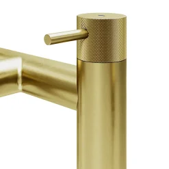 Mitigeur bain douche + douchette, laiton doré, GoodHome Owens