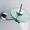 Mitigeur Bain Douche Chromé avec coupole en verre cascade