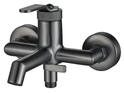 Mitigeur bain douche mécanique graphite mat, Edouard Rousseau Molty