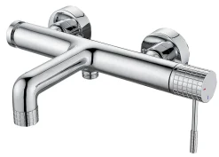 Mitigeur bain douche mécanique chrome, Edouard Rousseau Chicc