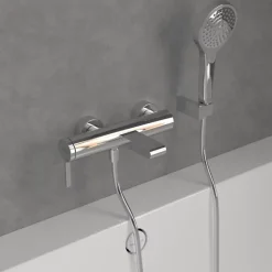 Mitigeur bain douche mécanique VILLEROY ET BOCH Dawn Chrome
