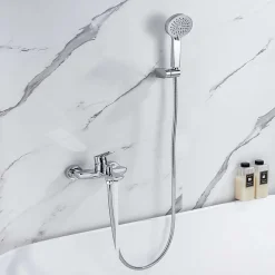 Mitigeur bain douche mécanique avec douchette SKY BATH chromé série NATURE