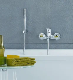 Mitigeur bain douche mural - Entraxe 150 mm - Eurosmart Cosmopolitan - Grohe