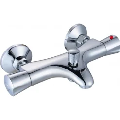 Mitigeur bain douche robinet thermostatique chromé