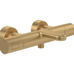 Mitigeur bain douche thermostatique VILLEROY ET BOCH Universal rond Or brossé