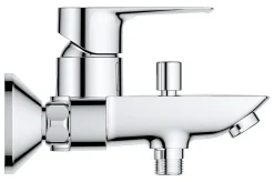 Mitigeur bain/douche 2 trous Grohe StartLoop en laiton coloris chromé entraxe 150 mm