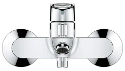 Mitigeur bain/douche 2 trous Grohe StartLoop en laiton coloris chromé entraxe 150 mm