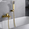 Mitigeur Bain/Douche Anti-Calcaire Or Brossé IMEX ART BDAR025-4OC