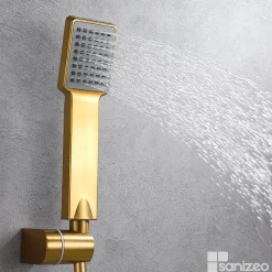 Mitigeur Bain/Douche Anti-Calcaire Or Brossé IMEX ART BDAR025-4OC