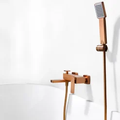 Mitigeur Bain/Douche Anti-Calcaire Or Rose Cuivré IMEX PISA BDP048-4ORC